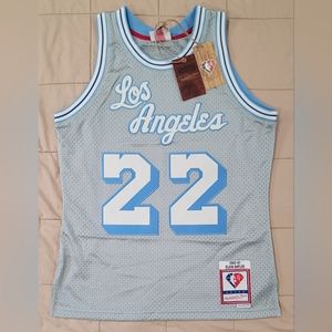 NBA 75th Anniversary Mitchell & Ness 1960-61 Elgin Baylor Los Angeles Lakers